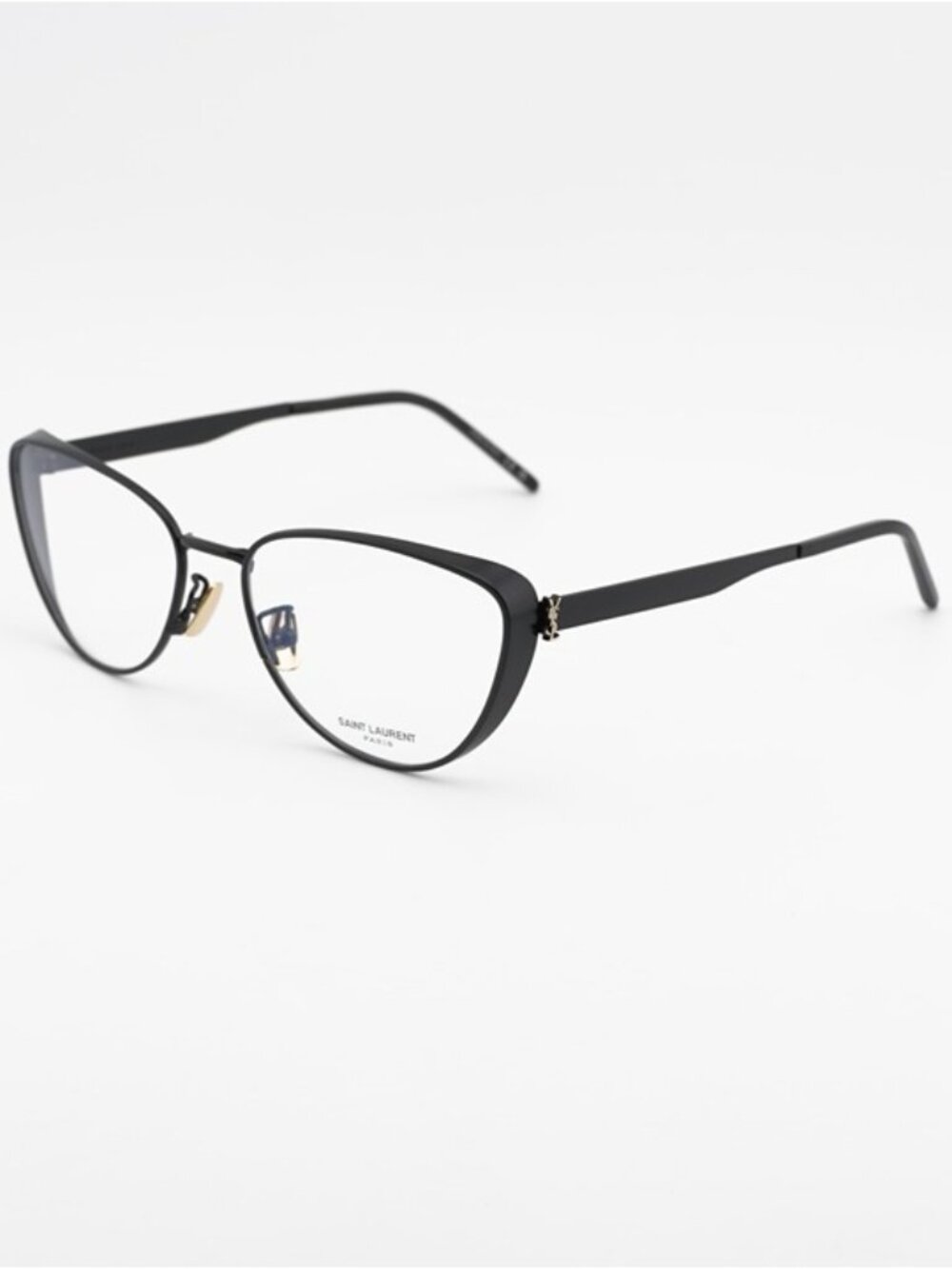 Saint Laurent SLM92 003 Eyeglasses Black 57mm Cat Eye Frame